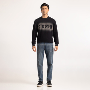 Sudadera de hombre Nardon Apparel, sudadera de lana pesada, jersey de cuello redondo para hombre - Product Image 3