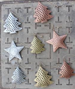 Hot Sale Metal <b>Tree</b> and <b>Star</b> Shape Ornaments <b>For</b> Christmas Decor In Low Price From India - Product Image 3