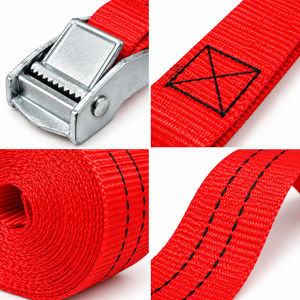Sangle d'arrimage à boucle à came en polyester de 38 mm, 450 kg, pour camion, remorque, sécurisation des marchandises, usage intensif, fabricant OEM - Product Image 3