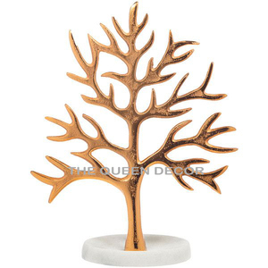 Escultura de Metal de aluminio moderna hecha a mano forma única pegatina decorativa chapada en oro para el hogar o el organizador de escritorio - Product Image 6