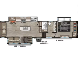 Nueva Autocaravana K-Z Rv D-u-r-a-n-g-o 333RLT 2025, Autocaravanas, Remolques de Viaje, Casas Rodantes - Product Image 3
