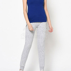 Pantalones informales OEM para mujer, mezcla de algodón, ajuste relajante con cintura elástica, pantalones cómodos, pantalones informales elegantes para mujer - Product Image 5