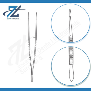 Pinzas Ciliares Jameson Evans de Alta Calidad, 120 mm de Largo, Manuales, de Acero Inoxidable Quirúrgico, Certificadas por la CE, Instrumentos Reutilizables - Product Image 3