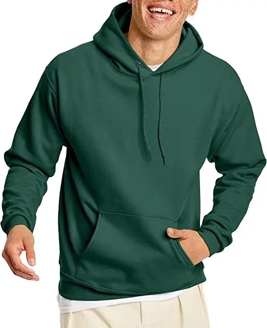Men's Sweatshirt Eco Smart Fleece Hoodie Cotton Blend Fleece Hooded Sweatshirt Plush Fleece Pullover Hoodie
