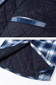 เสื้อเชิ้ตผ้าฟลานเนลผู้ชาย คอตั้ง ผ้าฝ้าย 100% ระบายอากาศ แห้งเร็ว ดีไซน์สั่งทำพิเศษ คุณภาพพรีเมียม ปี 2025 สำหรับฤดูใบไม้ร่วง - Product Image 5