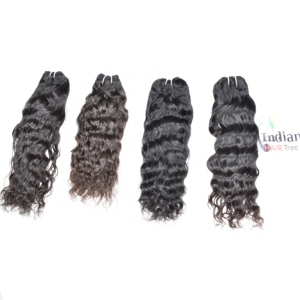 Venta al por mayor 100% vietnamita solo donante cutícula alineada onda natural rizado virgen extensiones de cabello humano paquetes negros - Product Image 3
