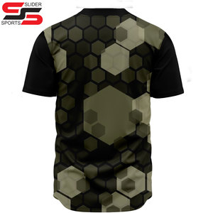 Venta al por mayor de ropa deportiva con logotipo personalizado Jersey de Béisbol Mundial impreso con técnica de sublimación hecho poliéster fabricante de Pakistán - Product Image 6