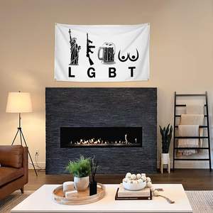 Флаг LGBT из прочного полиэстера, забавный, с изображением пивных грудей, 3x5 футов, с четырьмя латунными люверсами - Product Image 3