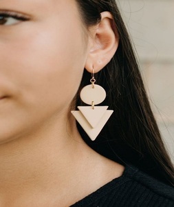 Pendientes de Cuerno de Buey Diseño 2025, Joyería Artesanal Estilo Animal, Ecológica y Personalizable, Artesanía f s I - Product Image 4