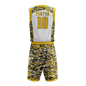 Ensemble short et maillot de basket-ball unisexe personnalisé pour l'été, respirant, 100 % polyester, vêtements de sport, impression par sublimation - Product Image 6
