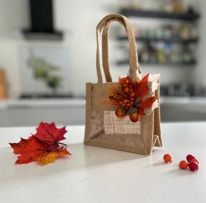 Bolsa de regalo de yute Natural ecológica de gran oferta, mejor precio de mercado, alta calidad, personalizable, Color y logotipo, uso promocional para bodas - Product Image 6