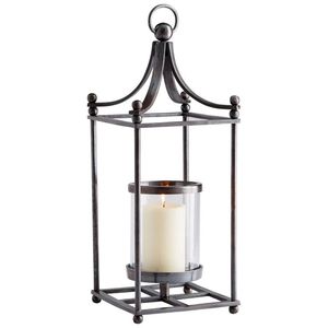 Linterna de vela cuadrada negra de Metal, tarro de vela Premium para Navidad, Pascua, Día de San Valentín, decoración del hogar impermeable y ecológica - Product Image 4