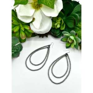 Boucles d'oreilles pendantes en argent sterling Navajo, design vintage goutte d'eau avec perle et diamant, pour mariages et fêtes - Product Image 3