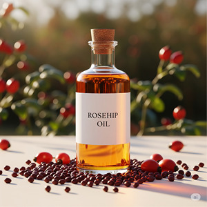 Aceite de semilla de rosa mosqueta 100% puro, aceite portador para el cuidado de la piel Natural prensado en frío para vello facial, suministro al por mayor a granel - Product Image 2