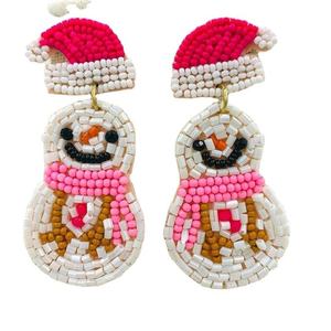 Boucles d'oreilles tendance faites à la main en perles légères, bijoux en perles de rocaille pour femmes à prix avantageux - Product Image 3