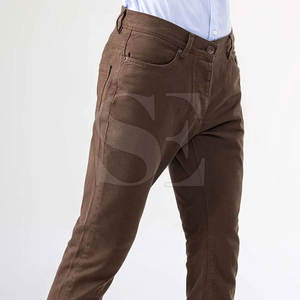 Nuevo estilo Uso al aire libre Streetwear Hombres Jeans Pantalones Mejor calidad Color sólido Jeans Pantalones para hombres - Product Image 5