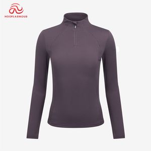 High Quality Horse Riding Clothing Professional Equestrian <b>Base</b> <b>Layer</b> Women Printed <b>Long</b> <b>Sleeve</b> Competition Tops New Fashion - Product Image 1