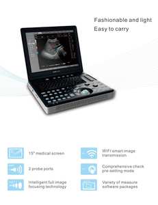동물 임신 휴대용 초음파 스캐너 고급 컬러 도플러 초음파 기기 애완동물 클리닉용 - Product Image 1