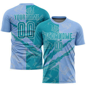 Camisetas de fútbol personalizadas al por mayor, ropa de fútbol por sublimación de secado rápido, camisetas de fútbol transpirables para equipos, clubes y escuelas - Product Image 2