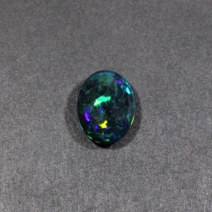 15X11MM โอปอลสีดำธรรมชาติ4.75Cts รูปไข่อัญมณีหลวม1ชิ้นสำหรับทำเครื่องประดับ - Product Image 1