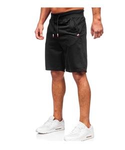Vente en gros de shorts cargo pour hommes taille élastique Streetwear décontracté pour hommes pantalons courts cargo en coton éponge française short de survêtement en tissu - Product Image 1