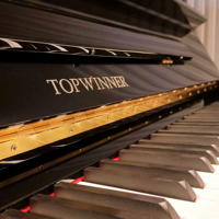 Top Winner B100 Upright Piano Excellent Sound Delicate Touch Suitable All Levels 88 keys Rich Warm Tone Black Piano