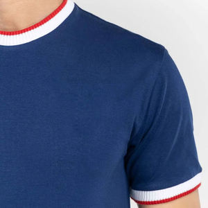 2024 élégant hommes plaine coton T-Shirts col rond respirant grande taille T-Shirts confortable étiré conception - Product Image 6