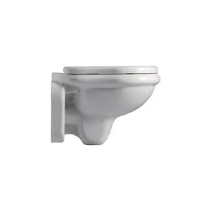 High Quality selection rimless wall hung sanitary ware ceramic toilet 100% Made in Italy for retail and export