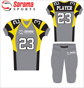 Diseño personalizado mejor poliéster sublimación uniformes de fútbol americano precio OEM uniforme de fútbol americano, - Product Image 1