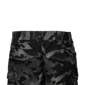 Pantalones cortos Cargo 100% hechos de material de algodón para hombre para la temporada de verano, pantalones cortos Cargo transpirables con logotipo personalizado para hombre - Product Image 5