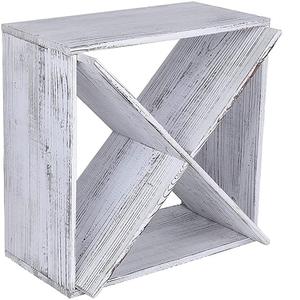 Estante de madera maciza con forma de tambor, gran capacidad, soporte de almacenamiento de botellas, estantes decorativos para el hogar, venta directa de fábrica - Product Image 3