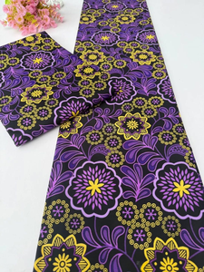 Impresión de cera Africana premium y tela de Holanda de algodón Ankara 100 por ciento de cera Real al por mayor para el mercado de ropa Africana Congo - Product Image 5
