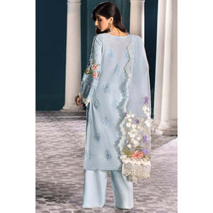 Elaf 2024 <b>Festive</b> Chikankari Collection EFC 6B MARINA TC-134 Spring/Summer Chiffon <b>Top</b> - Product Image 4