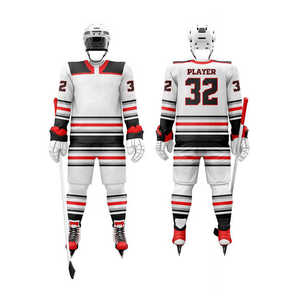 Por encargo del equipo de hockey uniforme desgaste profesional Hockey sobre hielo Jersey al por mayor diseño único - Product Image 3