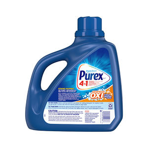 Purex 128 onzas líquidas detergente líquido para ropa más tecnología de defensa contra manchas OXI desechable para ropa 85 cargas de lavado - Product Image 4