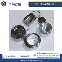 Ensemble de matrices de presse à palettes FTIR en acier inoxydable 316L de haute résistance, taille 13 mm, provenant d'un vendeur indien authentique