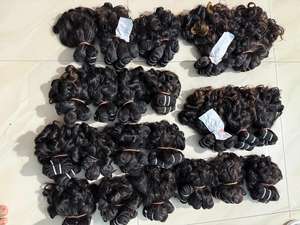 Paquetes de ondas naturales de alta calidad 15A 100 por ciento extensiones de cabello humano cabello crudo indio sin procesar paquetes de cabello suave y duradero - Product Image 4