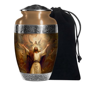 โกศบรรจุอัฐิสำหรับผู้ใหญ่ รุ่นเจนเทิลเจสส์ สไตล์ยุโรปและอเมริกา เป็นมิตรกับสิ่งแวดล้อม ดีไซน์ปรับแต่งได้ ทนทาน ความจุ 220 คิวบิกอินช์ - Product Image 3