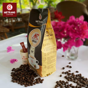 Vietnam HACCP HALAL Certificado Medio Arábica Robusta Grano de café tostado entero Top Nuevo Embalaje de granos en bolsa - Product Image 5