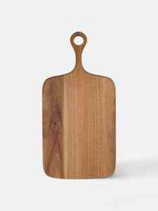 Planche à découper en bois d'acacia écologique faite à la main de haute qualité avec poignée passe au lave-vaisselle pour la cuisine et l'extérieur - Product Image 5