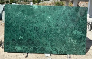 Carreau de marbre vert de qualité supérieure bloc de dalle cuisine salle de bain extérieur poli aiguisé surface antique sablée naturelle - Product Image 2