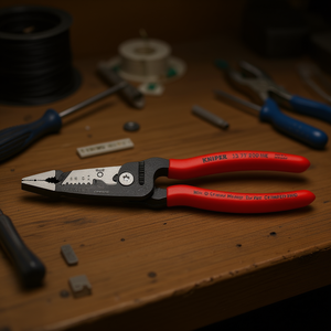 Pince à dénuder Knipex métrique avec tête polie pour le sertissage de fils - Product Image 3