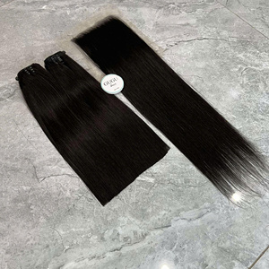 Extension de cheveux humains vierges vietnamiens super doublement étirée de qualité 13A, extension de cheveux humains vietnamiens bruts - Product Image 1
