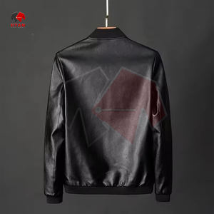 Chaqueta de Piel de Oveja para Hombre, Tejido Suave, Logotipo Personalizado, Color Sólido, Sublimación Personalizada, Invierno, Cuello Alto, Resistente al Viento, Transpirable - Product Image 3