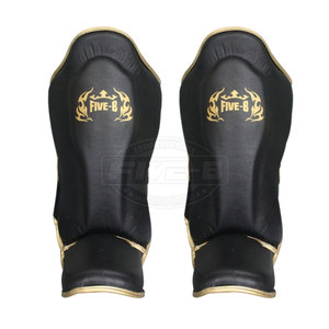 Espinilleras Profesionales para Entrenamiento de MMA y Kick Boxing, Diseño Personalizado, Espinilleras de Muay Thai, Protectores de Talón al por Mayor - Product Image 4