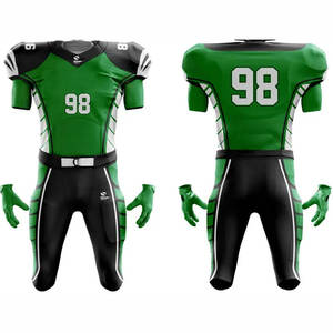 Ensemble d'uniformes de football américain avec impression de logo personnalisé Maillot de football américain rétro Ensemble d'uniformes de football athlétique sublimé - Product Image 1