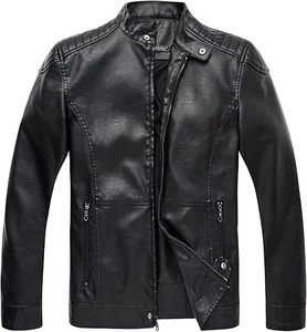 Chaqueta de Piel de Vaca para Hombre, Transpirable, Ecológica, de Secado Rápido, Cálida para Invierno, Cuello Alto, Estilo Casual, Alta Calidad, Precio Razonable - Product Image 1