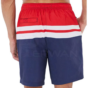 กางเกงขาสั้นชายหาดของผู้ชายกางเกงขาสั้นผ้าฝ้ายแบบลำลองบริการ OEM ดีไซน์ตามสั่ง - Product Image 5