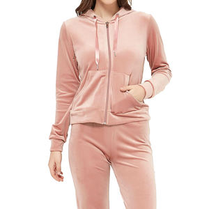 OEM Manufacturer Custom Blank <b>Velvet</b> <b>Tracksuit</b> for Women Top Trending Casual and Outdoor Wear Women <b>Velvet</b> <b>Tracksuit</b> - Product Image 4