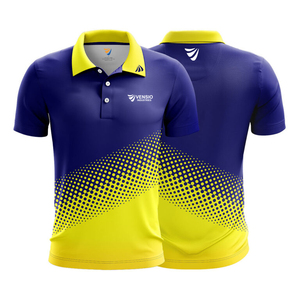 เสื้อโปโลกีฬาแบบซับลิเมชันสูงกันความชื้นระบายอากาศตาข่ายน้ำหนักเบาป้องกันรังสียูวียืดได้ปรับแต่งกราฟิกได้ - Product Image 3